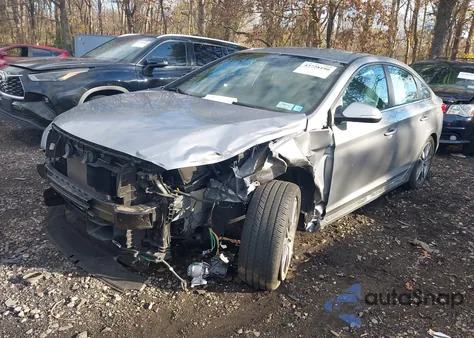 2017 Hyundai Sonata Sport 2.0T from USA, damaged, VIN 5NPE34AB4HH537196